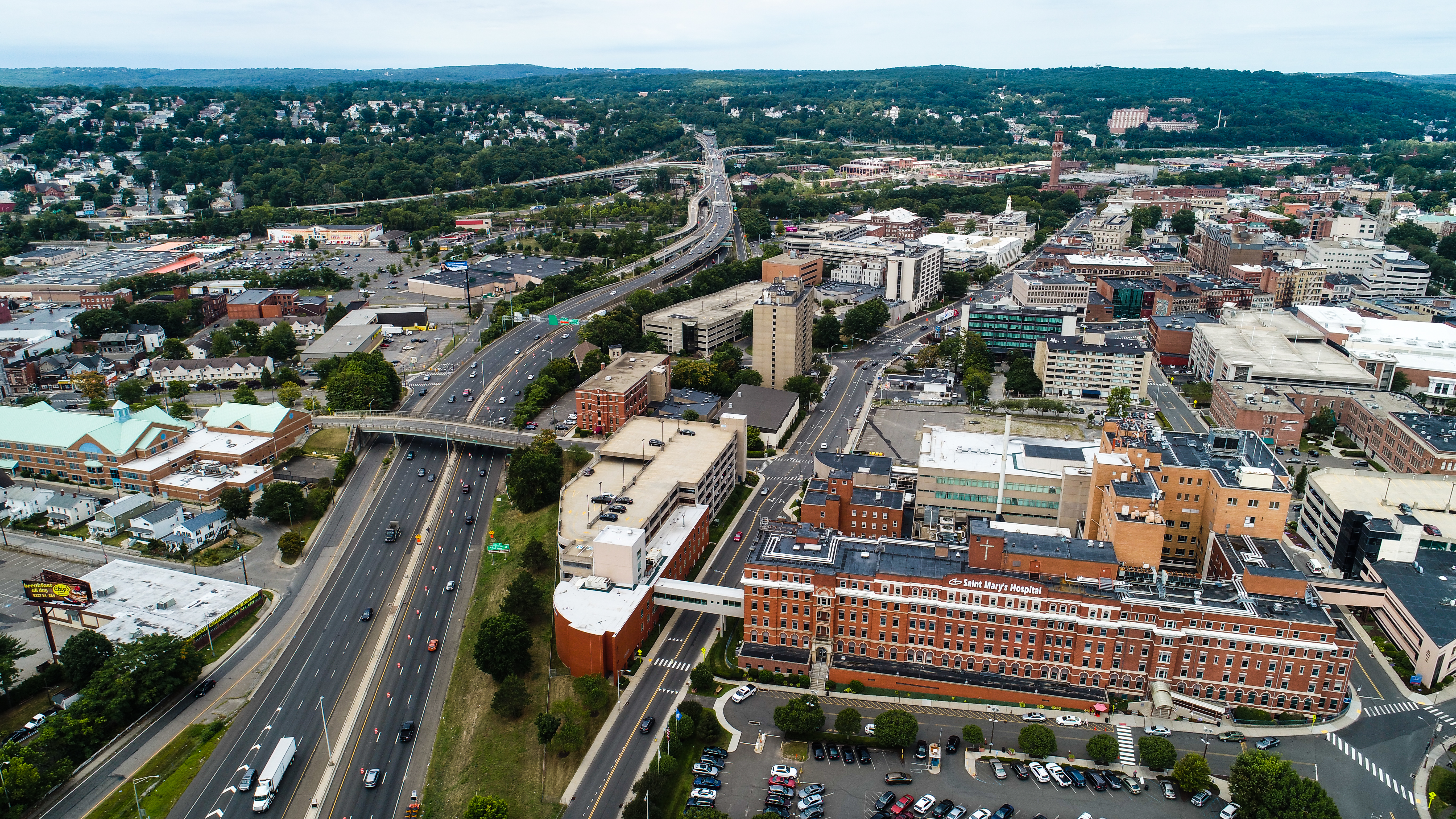 Arial shot of Waterbury Mixmaster